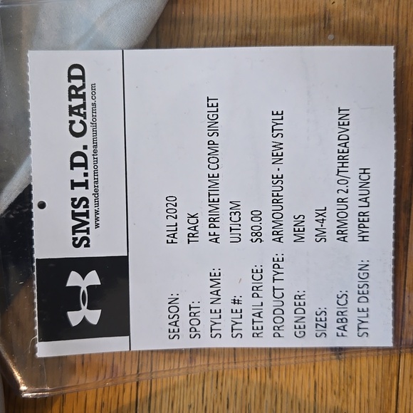 NWT Texas Tech Compression Singlet Tank Mens Under Armour UJTJC3M Black - Picture 9 of 9